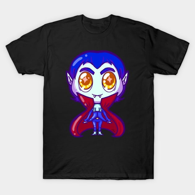 Cute little monster Dracula T-Shirt by koneko